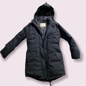 Aritzia Community Vegan Black Parka
